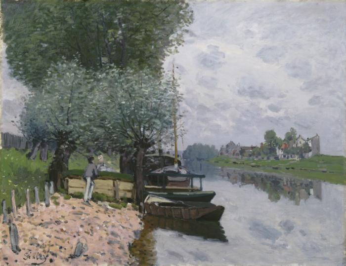 Alfred Sisley La Seine a Bougival